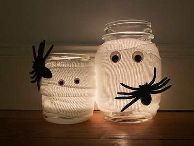DIY Mumien-Windlicht