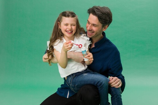 Papa und Tochter nutzen Familienangebote von GCP und sammeln tolle Erfahrungen