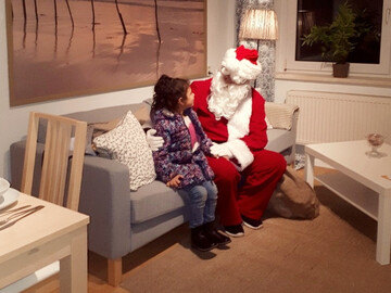 GCP-Nikolaus besucht Mieterkinder in Merseburg