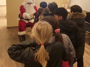 Der GCP-Nikolaus zu Besuch in Mönchengladbach