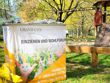 Mieterkinder in Görlitz suchen Ostereier