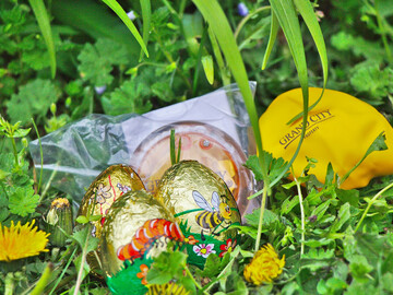 Mieterkinder in Castrop-Rauxel begeben sich auf Ostereiersuche