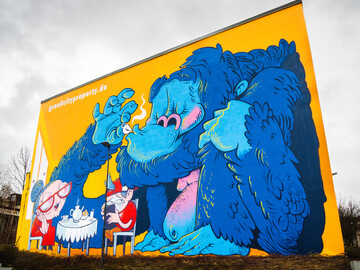 Streetart-Highlight für GCP Wohnhaus in Chemnitz