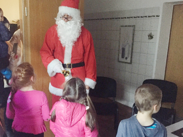 GCP-Weihnachtsbotschafter in Groß Schacksdorf zu Gast
