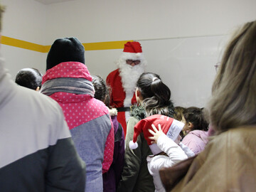 GCP-Weihnachtsbotschafter zwei Mal zu Besuch in Halle