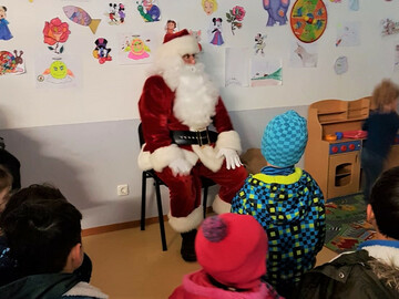 Zum 6. Mal besucht der GCP-Nikolaus kleine Mieter:innen im Kellersfeld