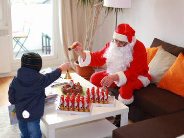 Nikolaus bringt Weihnachtsstimmung nach Leipzig-Grünau