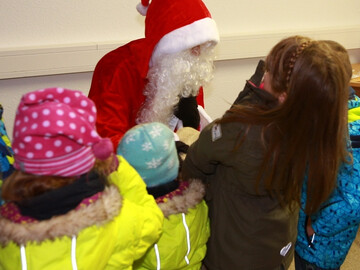 Beste Laune bei Nikolausbesuch in Dresden