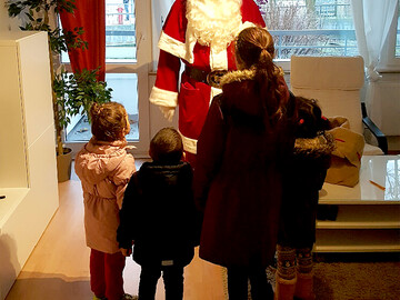 Gefüllte Stiefel in Bremen! Der Nikolaus in der Grohner Düne