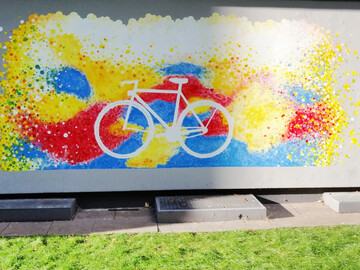 Kreative Malaktion in Bremen
