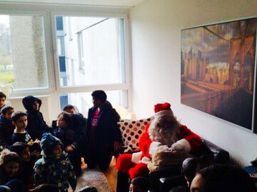 Nikolaus "on the road" im Bergischen Land