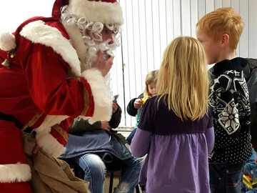 Mieter in Boizenburg empfangen den Nikolaus