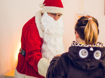 Beste Stimmung beim Nikolausbesuch am Deiwitzweg