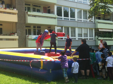 Gladiatoren und Zuckerwatte in Erkrath