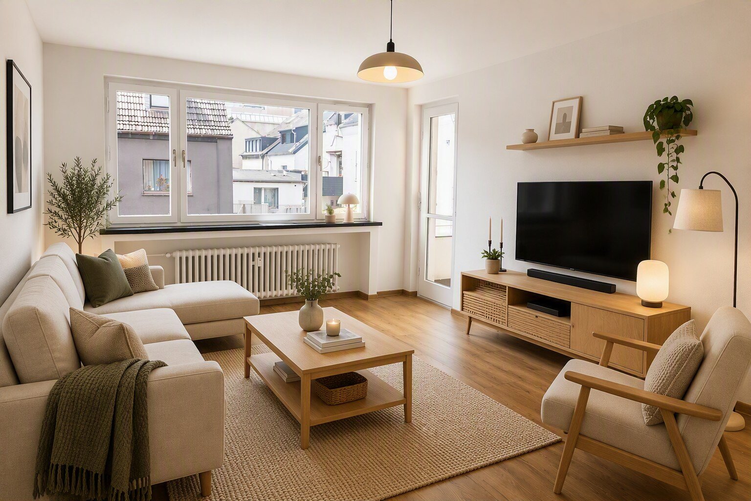 Frisch renovierte 3-Zimmer-Wohnung mit Balkon in Beeck - Foto 2
