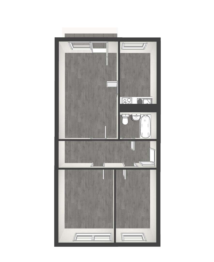 **JETZT EINZIEHEN**3-Zimmer-Wohnung // Balkon // DG // Bad mit Wanne // ab sofort - Photo 5