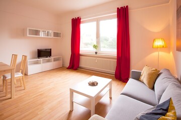 Wohnung in Bremerhaven: Möbeliertes Wohnzimmer Wohnung in Bremerhaven: Möbeliertes Wohnzimmer