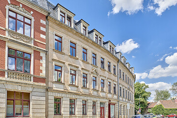 Außenansicht Wohnungen in der Mohnstraße in Dresden