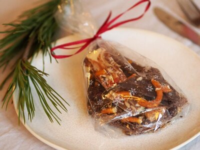 Geschenktütchen mit Schokolade