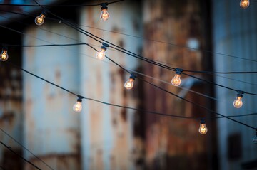 Lichterkette als Deko für Zuhause